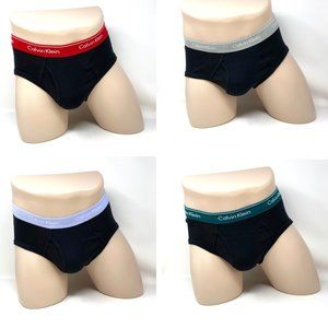 Calvin Klein 4 Pack NB4000-943 Men Size Underwear Brief Cotton Classic Fit Black
